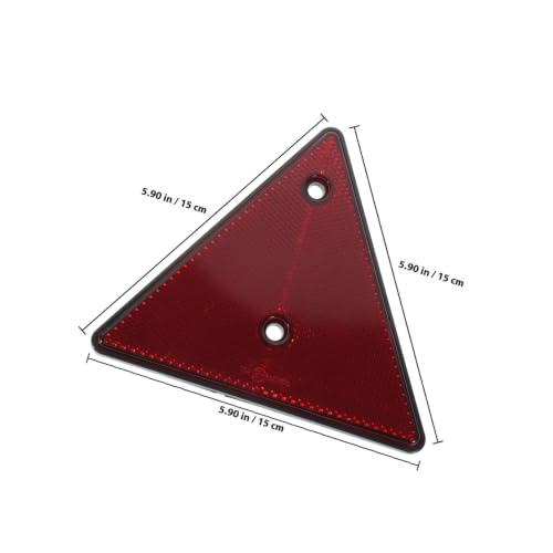 Triángulos reflectivos para seguridad vial 2 piezas miniatura 2