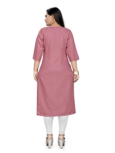 Image of Women's Embroidered Plus Size Kurtis