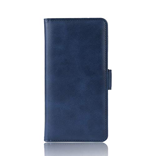JSLY – Capa rígida de couro para celular LG G8X ThinQ com suporte carteira e suporte e compartimento