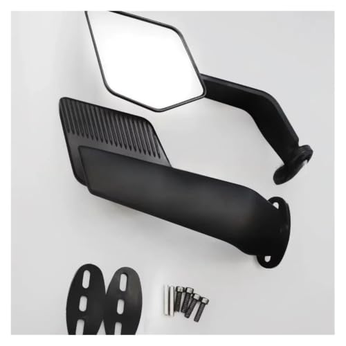 Espejo retrovisor giratorio con ala de viento aerodinámica para CBR400 y CBR300