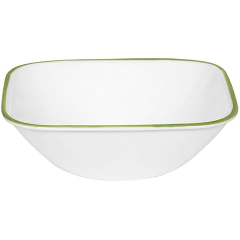 Corelle Bamboo Leaf Square Round 22-Ounce Soup/Cereal Bowl Cover