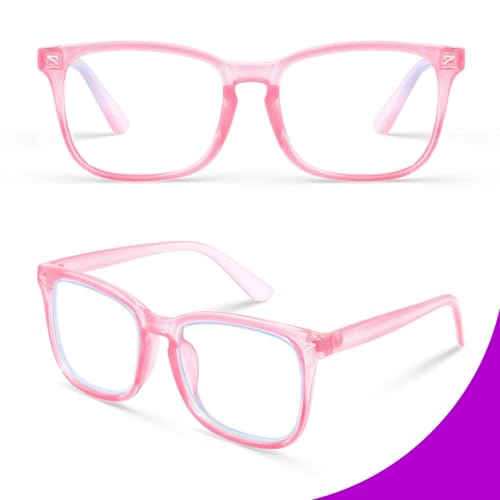 Image of VISOONE Blue Light Blocking Glasses Square with Anti Computer Glare for Gaming Women and Men MONTANA