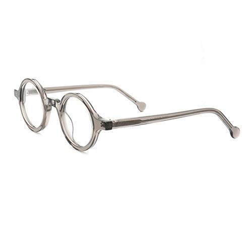 Image of Hand Made Small Vintage Round Eyeglass Frames Full Rim Acetate Glasses B002