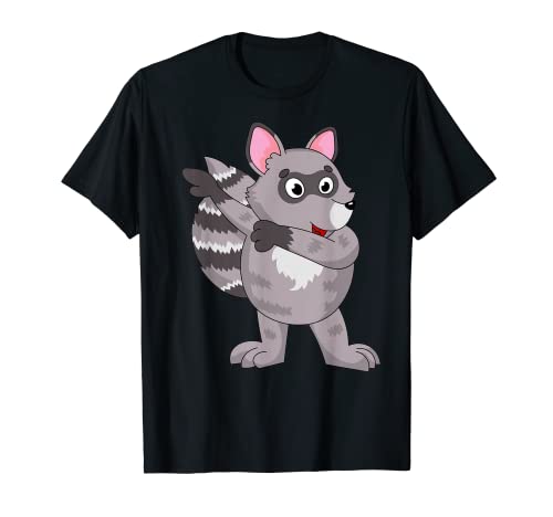 Raccoon Birthday Dabbing Raccoon Lovers Dancing Raccoon T-Shirt
