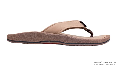 Image of Rainbow Sandals Men's Navigator Premier Leather Orthopedic Foot Bed w /Tapered Strap