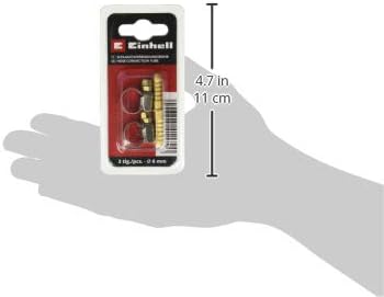 Hose connection tube NW 7mm, Gold, 6 mm x 120 mm - Image 4