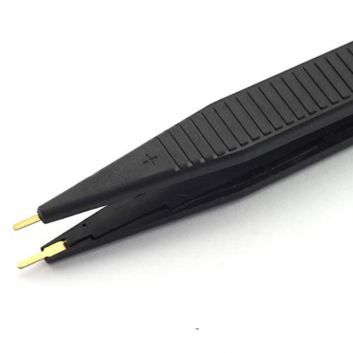 DZS Elec Precision SMD Chip Component Test Probe LCR Bridge Inductance/Capacitance/Resistance Testing Tool Multimeter Lead Wire Tweezers Inductor Tester