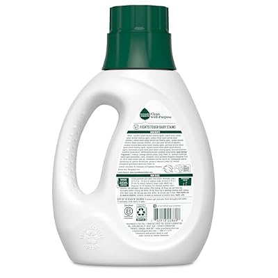 Seventh Generation Concentrated Baby Laundry Detergent, Stain Fighting Formula, Fresh Scent, 40 oz (53 Loads)