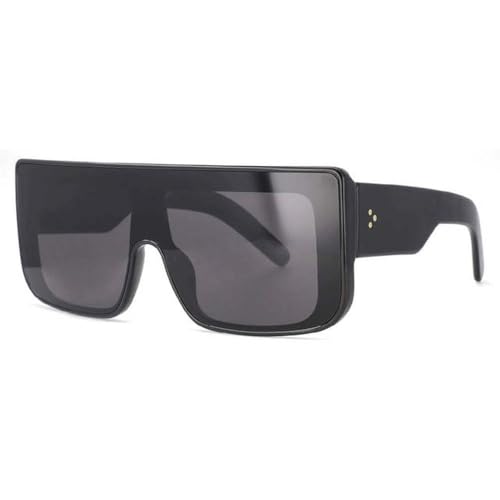 Lunettes de soleil UV400 avec protection intégrale et rivets mode
