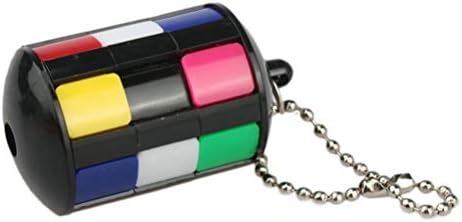 creative puzzle cube cylinder puzzle toy with chain for handbag/backpack/keychain