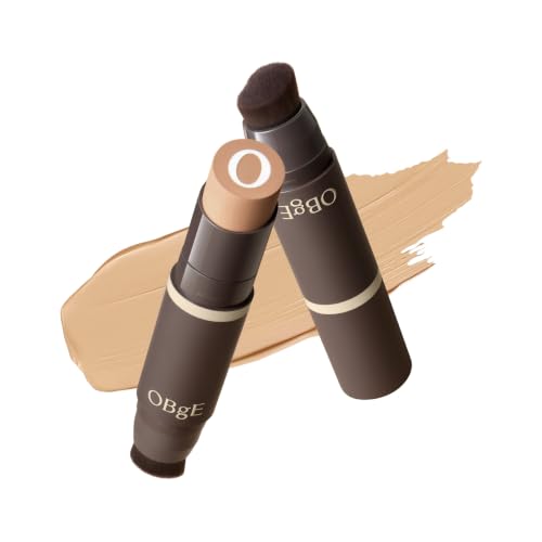 OBgE Seamless Full Coverage Foundation Stick with Brush 0.49oz #3 Sand