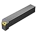 Sandvik Coromant STFCL 2020K 16 Facing - Turning toward center - Radially Turning Insert Holder, Square Shank, Steel, External, Screw Clamp, Left Hand, 20mm Width x 20mm Height Shank, 125mm Length x 25mm Width, TCMT 3(2.5)2 Insert Size (Pack of 1)