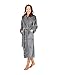 Produktbild CB Home & Style Bademantel Morgenmantel flauschig Sauna S/M + L/XL + XXL/3XL (DE/NL/SE/PL, Alphanumerisch, XXL, 3XL, Regular, Regular, Grau)