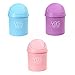 Dibujos animados papeleras Mini organizador basura cubo basura tapa abatible papelera organizador basura Para sala estar cocina oficina haga que escritorio esté más ordenado rosa morado azul 3 piezas