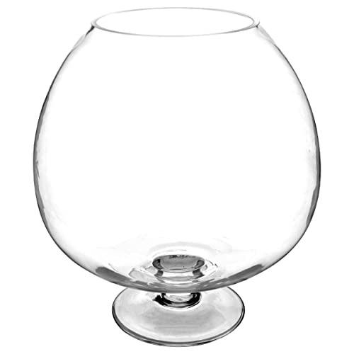 Atmosphera - Coupe Boule sur Pied - Verre - H32 cm