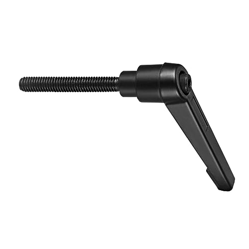 Image of Clamping Lever Handles, M6 x 32mm Male Thread, Adjustable Quick Release Locking Rotating Bolt Knobs Black - (Applications: for Lathe Machinery), 1-Piece