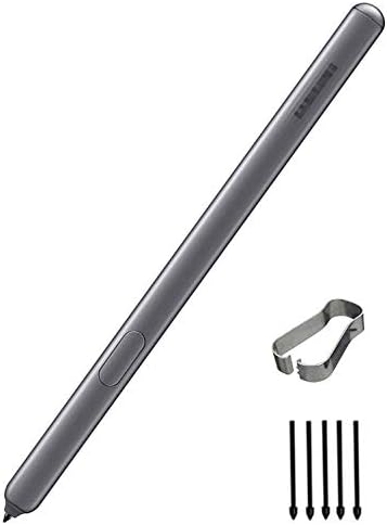 teamplayer Tab S6 Pen Replacement (Without Bluetooth) Touch S Pen Stylus Pen for Samsung Galaxy Tab S6 EJ-PT860BAEGUJ T860 T865 +Tips/Nibs (Mountain Gray)