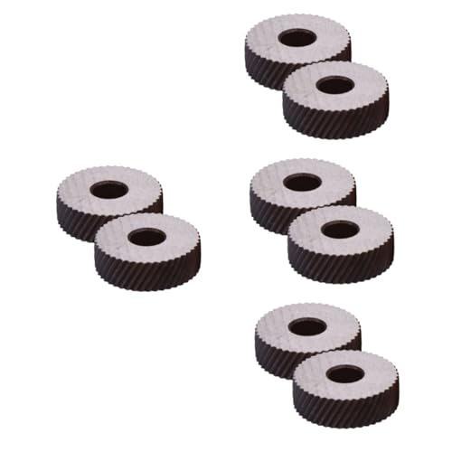 OSALADI 4sets Small Diagonal Knurling Wheel Coarse Knurling Wheel Linear for Tool 2pcs*4