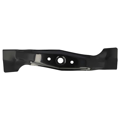 vhbw Cuchilla repuesto compatible con Honda HRG 476C, HRB 475, HR 475, HRB 476 cortacésped - Recambio, negro, acero 40MnB