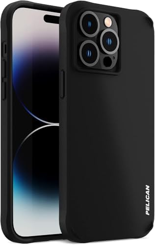 Pelican – Ranger Series – Heavy-Duty Protection Case Cover for iPhone 14 Plus (2022) Designed to Fit Nicely in Pocket – 15ft Drop Protection – Black