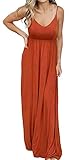 vestido ajustado corto asos Características: tirantes delgados ajustables, sin mangas, cuello en V sexy, longitud al suelo, ajuste holgado casual y lleva dos bolsillos laterales, cintura elástica, estilo básico casual, vestido largo de playa, vestido largo casual de verano.