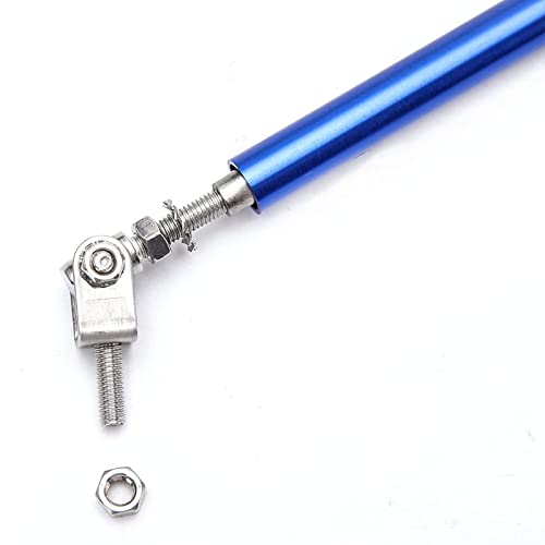 Tomicob 2Pcs Adjustable 8"-11" Splitter Strut Rods, Automotive Front Lip Strut Rod Bumper Splitter Universal Tie Support Bars For Most Vehicles(Blue) #TOP4