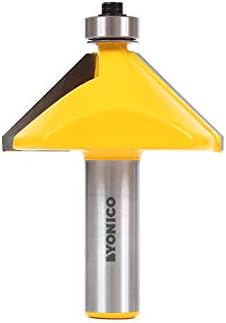 Yonico Router Bits Edge Forming Chamfer 45 Degree 1/2-Inch Shank 13916