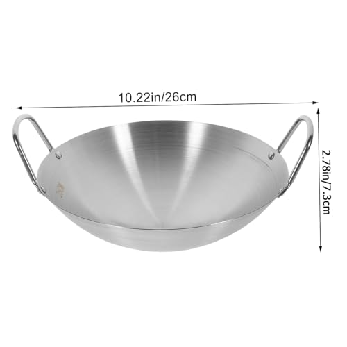 Wok de acero inoxidable con fondo redondo ULTECHNOVO miniatura 2
