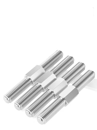 1 barra filettata a doppia testa in acciaio inossidabile - Asta a doppia estremità con filettatura sinistra/destra for connessioni robuste - Materiale 304 A2, personalizzata(M16x70mm)