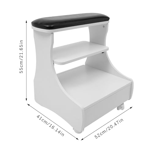Carrito para pedicure con cajón y ruedas miniatura 3