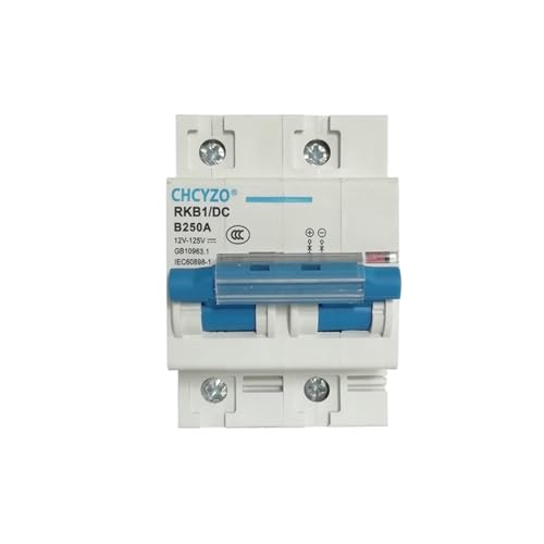 Disyuntor de CC 2P de 125A para placas solares y baterias de autocaravanas