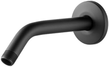 123815BN Shower Arm Replacement For Moen Standard Shower Head, Brushed Nickel, 8-Inch Extension Arm With 1/2-Inch Universal Threads