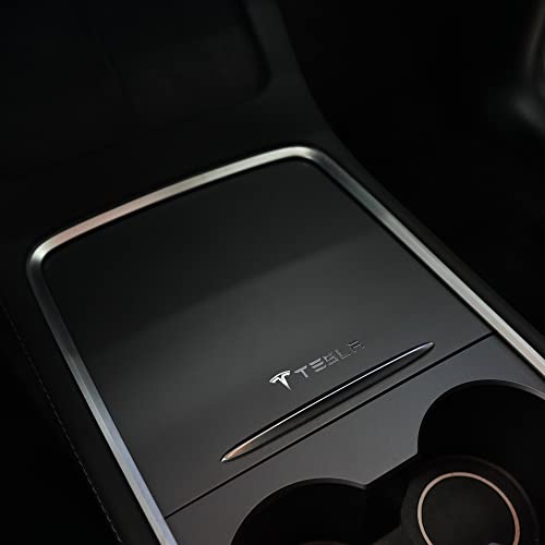 Yijio 3D Stickers Decal For Tesla Model 3 Accessories, Custom Stickers Nickel Alloy Car Emblem For Tesla Model Y Accessories, For Tesla Logo Stickers, 2.05×0.5 Inches, Pack Of 10 #TOP2