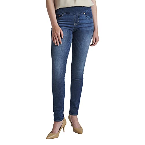 Jag Jeans Women's Petite Nora Mid Rise Skinny Pull-on Jeans-Legacy