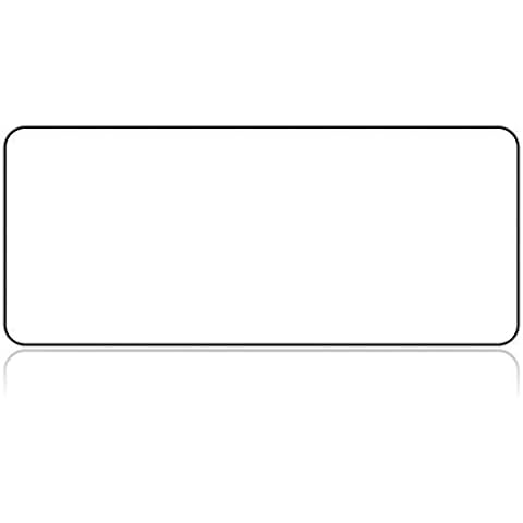 Qisan Large gaming Mouse Pad/Mat Extended Large Size Mousepad for Computer Laptop 31.5"x11.8"x0.15" Keyboard Pad Desk Pad with Anti-slip Rubber Base Rectangle Mouse Pad Mat-White Cover