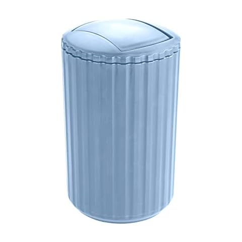 Cubo de basura Wenko Allstar con tapa basculante Minas gris azulado 3 ltr. Cover