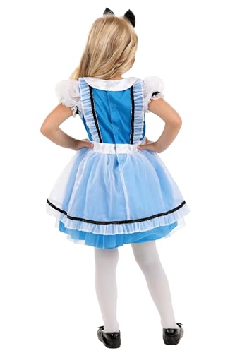 Disfraz clásico de Alice para niña miniatura 5