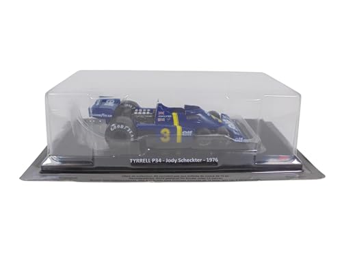 Auto de Fórmula 1 1:24 Compatible Tyrrell P34 Jody Scheckter 1976 miniatura 6