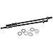 Axial AX30421 Straight Axle (2-Piece), 6x104/50mm , Black