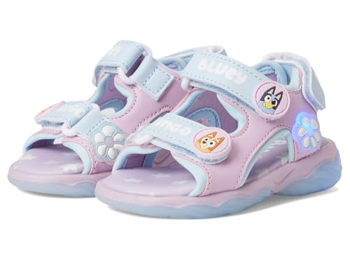 Ground Up Girl's Bluey and Bingo Light Up Sandals (Toddler/Little Kids)