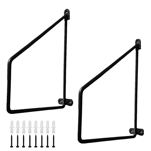Support de rayonnage en fer robuste et équerre murale design - 2