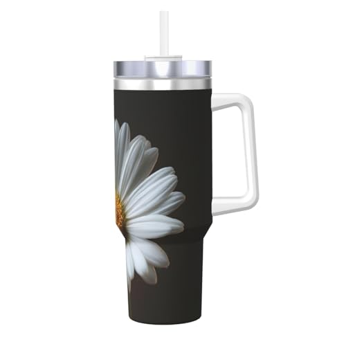 Vaso térmico de acero inoxidable 40oz con asa y sorbete