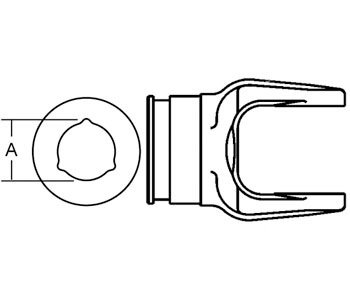 Outer Tube Yoke Part No: A-BP204066851-A