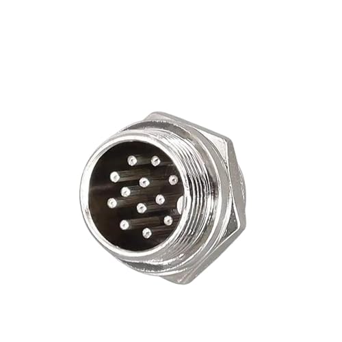 Connecteur GX20 12 broches en métal robuste pour châssis de 20 mm