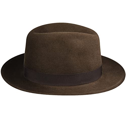 Bailey Of Hollywood Criss Fedora Bitter Chocolate, Medium #TOP2