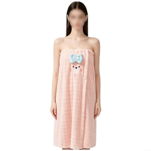 Peignoir enveloppant en polaire corail grande taille pour femme avec boutons pression