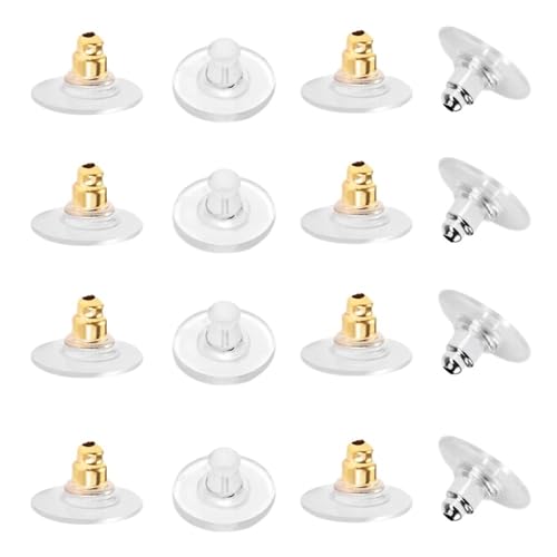 Tapones de goma para evitar la pérdida de pendientes en tus proyectos de joyería DIY 2