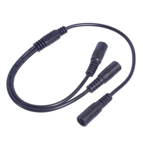 40cm 5.5x2.1mm DC5521 Power Adapter with Double Outputs for Lighting Equipment