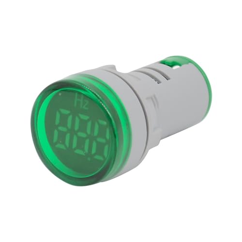 Medidor de tubo digital circular de 22 Hz que emite señal de advertencia luminosa en panel