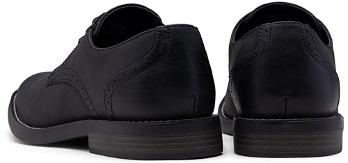 Jousen Mens Dress Shoes Retro Plain Toe Business Casual Oxfords Dress Shoes for Men3